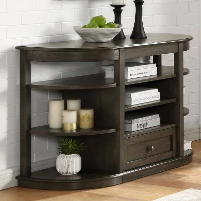 Lusk Wooden Sofa Table Gray - HOMES: Inside + Out 3 Lusk Wooden Sofa Table Gray - HOMES: Inside + Out