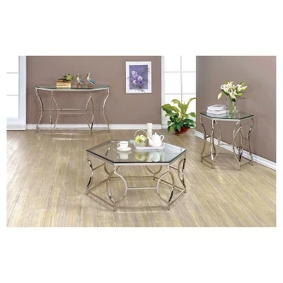 Elise Console Table Chrome - HOMES: Inside + Out 4 Elise Console Table Chrome - HOMES: Inside + Out - Image 2