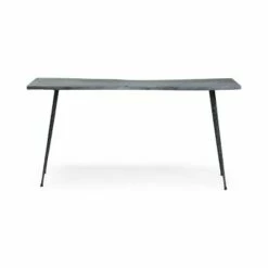 Chesley Handcrafted Modern Industrial Acacia Wood Console Table Sandblasted Gray/Black - Christopher Knight Home -Console Tables Sales unnamed file 5562