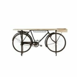Olivia & May Rustic Metal Console Table Black - Olivia & May -Console Tables Sales unnamed file 5568