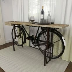 Olivia & May Rustic Metal Console Table Black - Olivia & May -Console Tables Sales unnamed file 5579