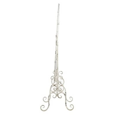 Olivia & May Vintage Metal Console Mirror White - Olivia & May 7 Olivia & May Vintage Metal Console Mirror White - Olivia & May - Image 5