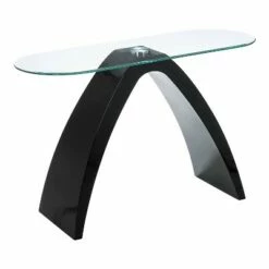 Gummerton Glass Top Sofa Table - miBasics Black High Gloss -Console Tables Sales unnamed file 5638
