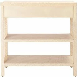 Apis Raffia Console Table - Light Natural/Gold - Safavieh -Console Tables Sales unnamed file 564