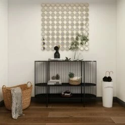 Olivia & May Contemporary Metal Console Table Black - Olivia & May -Console Tables Sales unnamed file 5657