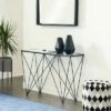 Olivia & May Mid-Century Metal Console Table Black - Olivia & May 1 Olivia & May Mid-Century Metal Console Table Black - Olivia & May -Console Tables Sales unnamed file 5721