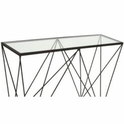 Olivia & May Mid-Century Metal Console Table Black - Olivia & May -Console Tables Sales unnamed file 5724