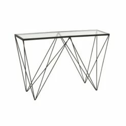 Olivia & May Mid-Century Metal Console Table Black - Olivia & May -Console Tables Sales unnamed file 5725