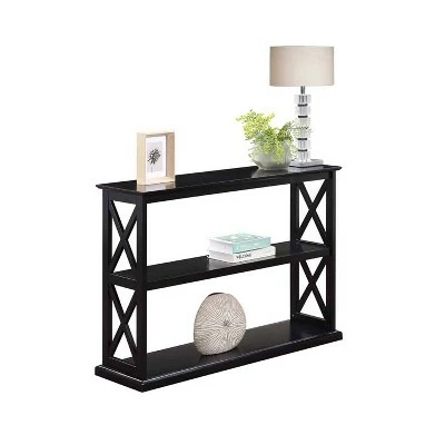Breighton Home Oxford Deluxe 3 Tier Console Table - Johar Furniture Black 7 Breighton Home Oxford Deluxe 3 Tier Console Table - Johar Furniture Black - Image 5