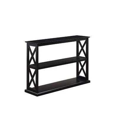 Breighton Home Oxford Deluxe 3 Tier Console Table - Johar Furniture Black 9 Breighton Home Oxford Deluxe 3 Tier Console Table - Johar Furniture Black - Image 7