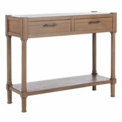 Filbert 2 Drawers Console Table - Safavieh White Washed Gray -Console Tables Sales unnamed file 666