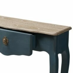 Mazarine Classic and Provincial Spruce Finished Console Table Blue - Baxton Studio -Console Tables Sales unnamed file 682
