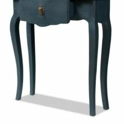 Mazarine Classic and Provincial Spruce Finished Console Table Blue - Baxton Studio -Console Tables Sales unnamed file 683