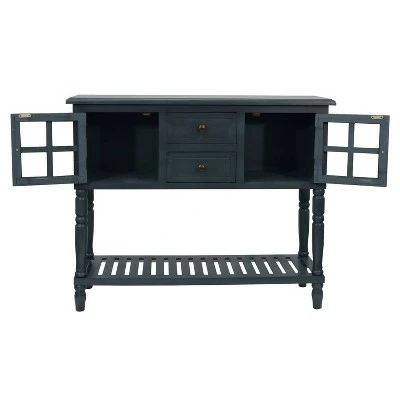 Decor Therapy Morgan Two Door Console Table - Décor Therapy Navy 5 Decor Therapy Morgan Two Door Console Table - Décor Therapy Navy - Image 3