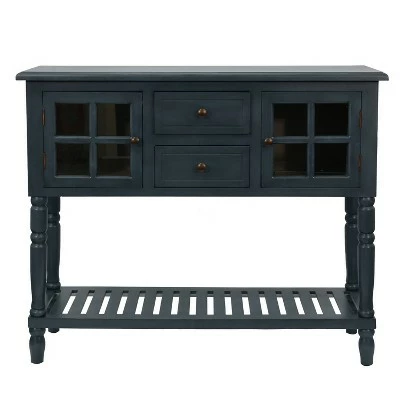 Decor Therapy Morgan Two Door Console Table - Décor Therapy Navy 9 Decor Therapy Morgan Two Door Console Table - Décor Therapy Navy - Image 7