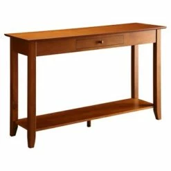 American Heritage Console Table with Drawer - Breighton Home Driftwood -Console Tables Sales unnamed file 768