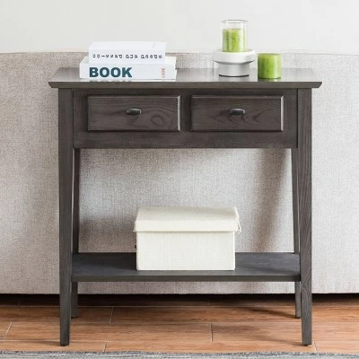 Favorite Finds Hall Console Smoke Gray - Leick Home 9 Favorite Finds Hall Console Smoke Gray - Leick Home - Image 7