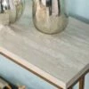Brampton Faux Stone Console Table Champagne - Aiden Lane -Console Tables Sales unnamed file 894