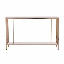 Brampton Faux Stone Console Table Champagne - Aiden Lane -Console Tables Sales unnamed file 899