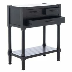 Filbert 3 Drawers Console Table - Safavieh Black -Console Tables Sales unnamed file 906