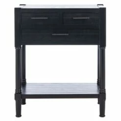 Filbert 3 Drawers Console Table - Safavieh Black -Console Tables Sales unnamed file 915