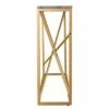 Arendale Faux Marble Skinny Console Table Gray/Gold - Aiden Lane -Console Tables Sales unnamed file 919