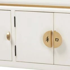 Aiko Wood Console Table White - Baxton Studio -Console Tables Sales unnamed file 939