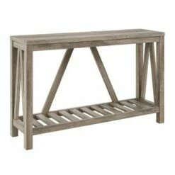 Taylen A Frame Farmhouse Entryway Console Table - Saracina Home Dark Walnut/white Oak -Console Tables Sales unnamed file 94