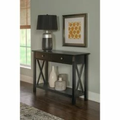 Davis Console Table - Linon Antiqued White -Console Tables Sales unnamed file 992